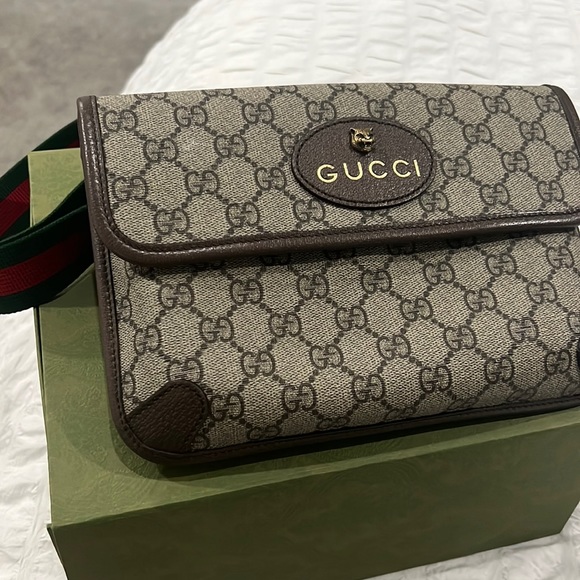 Gucci GG Guccissima Belt Bag in Beige –